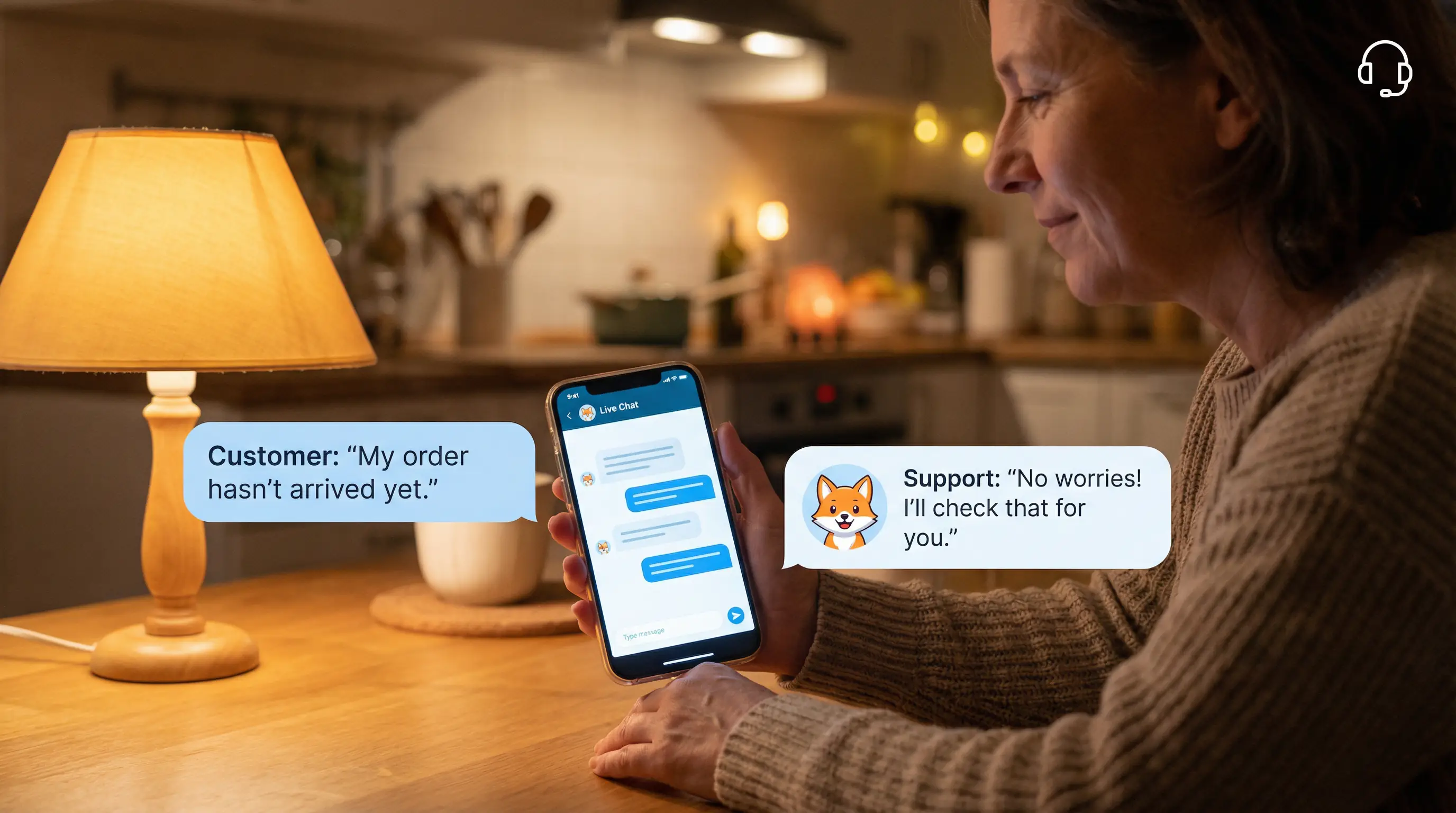 Casino app customer support with live chat on smartphone