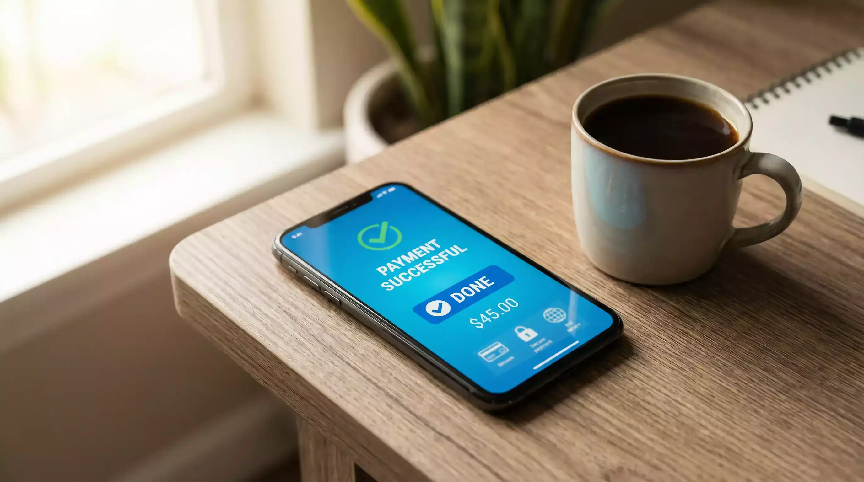 PayPal payment screen on smartphone for casino app deposit